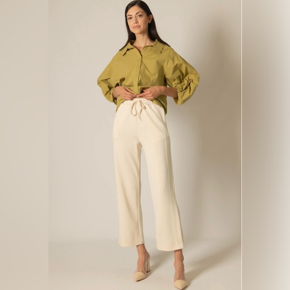 P cill Tru Side Binding Wide Leg Pants